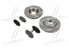 Комплект тормозной передн. NISSAN PRIMASTAR 01-, OPEL VIVARO 06- (пр-во REMSA) 8834.01