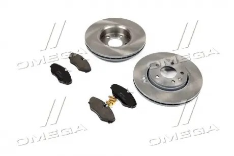 Комплект тормозной передн. NISSAN PRIMASTAR 01-, OPEL VIVARO 06- REMSA 8834.01