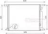 Радіатор кондиціонера CHEVROLET AVEO (T250, T255) (05-) 1.4 Van Wezel 81005139 (фото 1)