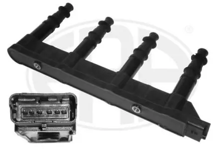 Катушка зажигания CITROEN C2, C3, C4; PEUGEOT 1007, 206, 207, 307 ERA 880332A