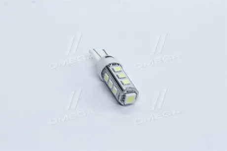 Лампа LED б / ц габарит и панель приборов T10 13SMD W5W 12V WHITE <> TEMPEST Tmp-12T10-12V