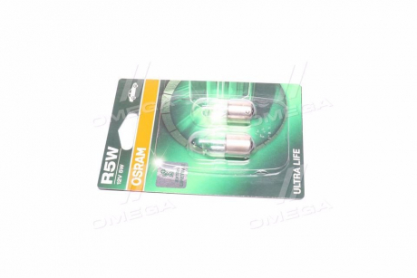 Автолампа Ultra Life R5W BA15s 5 W прозрачная OSRAM 5007ULT02B