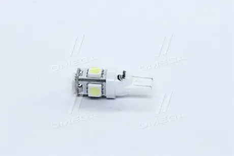 Лампа LED б / ц габарит і панель приладів T10 5SMD W5W 12V WHITE <> TEMPEST Tmp-14T10-12V