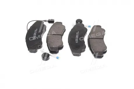Колодка торм. CITROEN / FIAT / PEUGEOT JUMPER / DUCATO / BOXER передние. (ABS) A.B.S 37332 (фото 1)