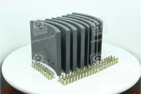 Накладка торм. (Компл. На ось) 420х180 ста. BPW, KASSBOHRER, SAF RIDER RD 19032STD