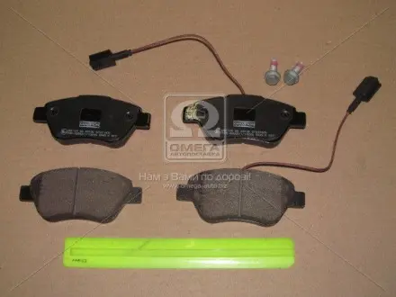 Колодка торм. CITROEN NEMO / PEUGEOT BIPPER 07 / 07- передние. CHAMPION 573074CH