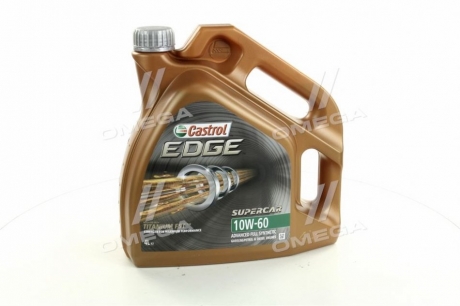 Масла моторные. EDGE SUPERCAR TITANIUM FST 10W- 60 (Канистра 4л) CASTROL 15A008