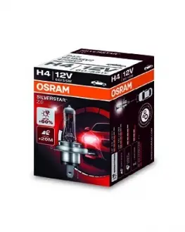 Автолампа Silverstar 2.0 H4 P43t 55 W 60 W прозрачная OSRAM 64193SV2 (фото 1)
