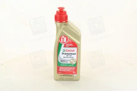 Масло трансмісії. Transmax Dex III Multivehicle (Каністра 1л) CASTROL 157AB3