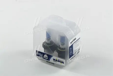 Автолампа Range Power White HB4 P22d 55 W светло-голубая NARVA 48626S2
