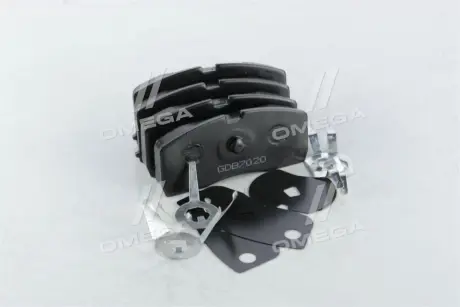 Колодка торм. диск. STANDARD GEELY CK 04- передние. (Под ABS) RIDER RD.21338STD