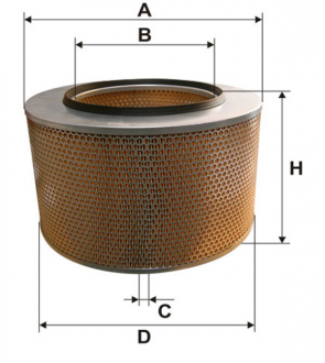 Фильтр воздушный MB ACTROS (TRUCK) / AM465 / 1 (WIX-Filtron) WIX FILTERS 93160E