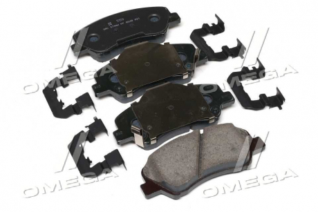 Колодки тормозные дисковые передние Hyundai Accent 11- (Mobis) MOBIS (KIA, Hyundai) 581011RA10