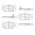 Колодки гальмівні диск. Hyundai ACCENT 11-; KIA RIO (пр-во Nipparts) N3600554
