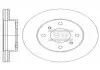 Диск тормозной NISSAN 200 SX (S13), ALMERA II передние. (Пр-во SANGSIN) SD4225