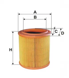 Фильтр воздушный CITROEN, PEUGEOT / AE311 / 1 (WIX-Filtron) WIX FILTERS WA6524