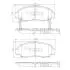 Колодки тормозные диск. Honda FR-V 05-; ACCORD VII NIPPARTS J3604051 (фото 1)