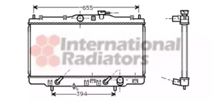 Радиатор охлаждения двигателя ACCORD6 18i AT + -AC 98-02 Van Wezel 25002119 (фото 1)