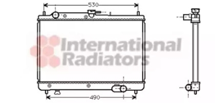 Радиатор охлаждения двигателя 323 13/16/18 MT 89-small Van Wezel 27002066