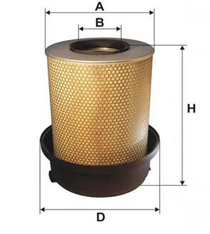 Фильтр воздушный MB ACTROS (TRUCK) / AM465 (WIX-Filtron) WIX FILTERS 93124E (фото 1)
