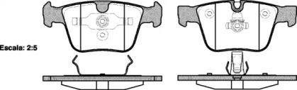 Колодка торм. MERCEDES M-Class (W164) (07 / 05-) задн. (Пр-во) REMSA 1216.00