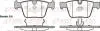 Колодка торм. MERCEDES M-Class (W164) (07 / 05-) задн. (Пр-во REMSA) 1216.00