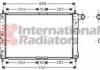 Радиатор охлаждения DAEWOO LANOS (97-) 1.3-1.6 i (пр-во Van Wezel) 81002014