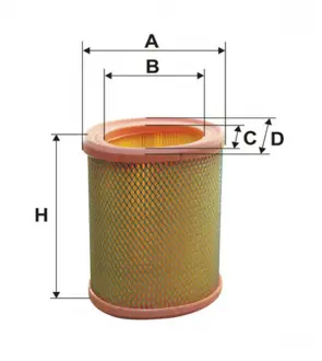 Фильтр воздушный CITROEN, PEUGEOT / AE311 (WIX-Filtron) WIX FILTERS WA6485