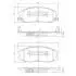 Колодки гальмівні диск. Ssangyong ACTYON, REXTON NIPPARTS J3600526 (фото 1)