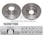 Диск тормозной Renault MASTER 10-; Nissan NV 400 NIPPARTS N3301109 (фото 1)