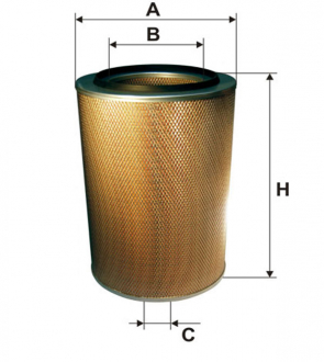 Фильтр воздушный AM424 / 1 / (без упаковки) (WIX-Filtron) WIX FILTERS 93078E