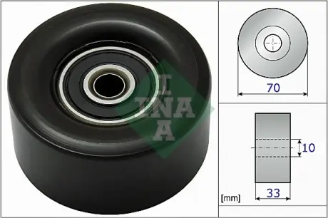 Ролик натяжителя ремня генератора NISSAN 11927-1HC0A INA 532 0780 10