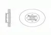 Диск тормозной KIA NEW PRIDE, NEW ACCENT передние. (Пр-во SANGSIN) SD2028