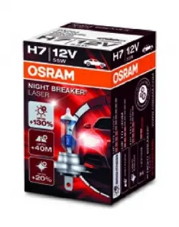 Автолампа Night Breaker Laser H7 PX26d 55 W прозрачно-голубая OSRAM 64210NBL (фото 1)