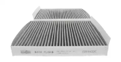 Фільтр салону BMW 5, 6, 7 08- вугільний (2шт.) CHAMPION CCF0422C
