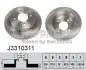 Диск тормозной KIA PICANTO 04-; Hyundai i10; (Пр-во Nipparts) NIPPARTS J3310311 (фото 1)