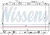 Радіатор охолодження HYUNDAI ELANTRA (XD) (00-) (пр-во Nissens) 67493