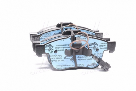 Колодка торм. FIAT DOBLO 1.3D-2.0D 2010- передние. REMSA 1183.22 (фото 1)