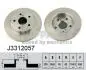 Диск тормозной Toyota COROLLA 13-; AURIS 07- (пр-во Nipparts) J3312057