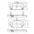 Колодки тормозные диск. Honda CIVIC VIII, IX NIPPARTS J3604065 (фото 1)