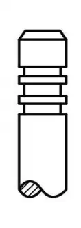 Клапан випускний MAN D2866 / 2876 4V 46 X 9 X 153.6 AE V94800
