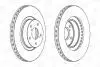 Диск тормозной SUBARU LEGACY передние., Вент. CHAMPION 561667CH (фото 2)