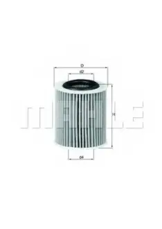 Фильтр масляный двигателя OPEL VECTRA C (Knecht-Mahle) MAHLE KNECHT OX386DECO