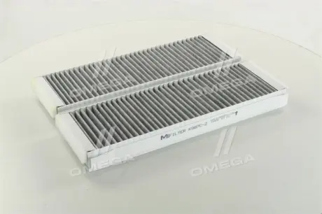 Фільтр салону AUDI A6 04-11 вугільний (2шт.) M-FILTER K987C-2