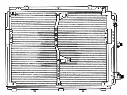 Конденсатор кондиционера MERCEDES 280 (W140) 92- NRF 35229 (фото 1)