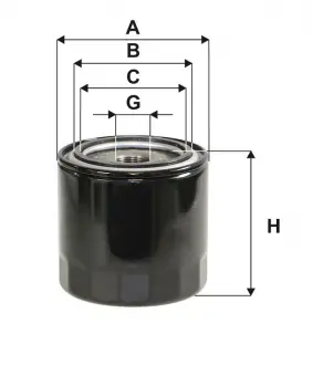 Фільтр масляний двигуна / OP619 / 2 (WIX-Filtron) WIX FILTERS WL7235