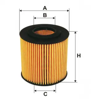 Фильтр масляный двигателя / OE665 / 2 (WIX-Filtron) WIX FILTERS WL7407