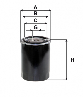 Фильтр масляный двигателя / OP632 / 5 (WIX-Filtron) WIX FILTERS WL7426