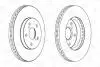 Диск тормозной TOYOTA CAMRY передние., Вент. CHAMPION 563047CH (фото 2)