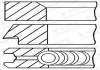 Кольца поршневые FORD 86.5 (2/2/2) QJBA / PGFA (пр-во GOETZE) 08-427707-00